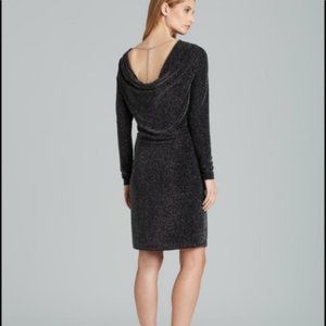 NWT Michael Kors Cowl Neck Metallic Dress